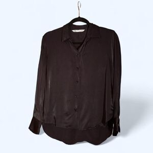Zara Women's Black Blouse - Small